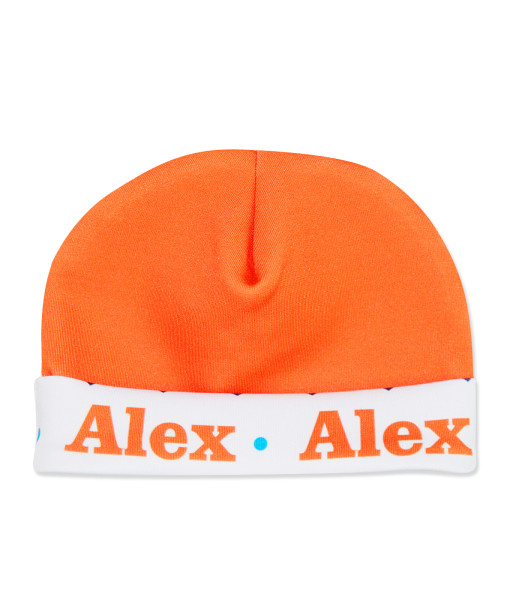 Orange name hat
