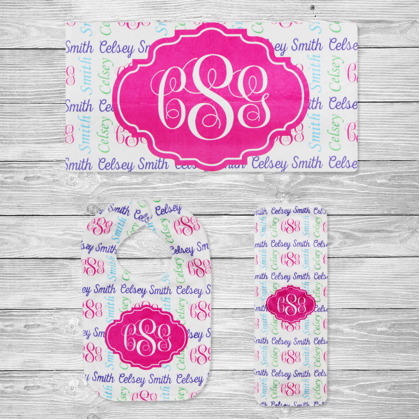 Personalized Baby Girl Summer Name Comfort Gift Set ...